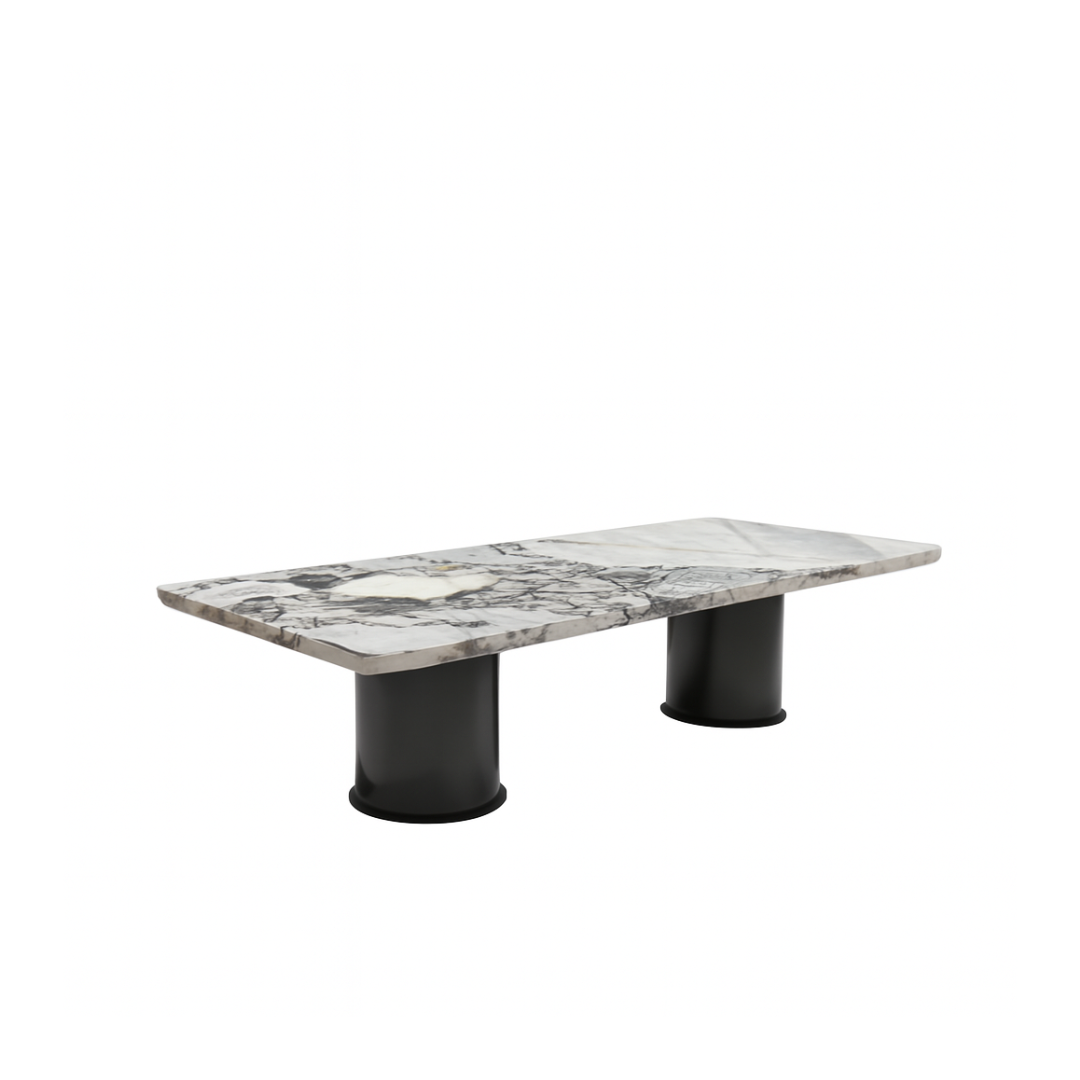 FERINO Rectangular Ocean Storm Dining Table Premium