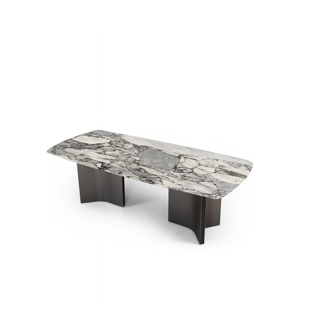 STEFANO Rectangular Ocean Storm Dining Table Classic