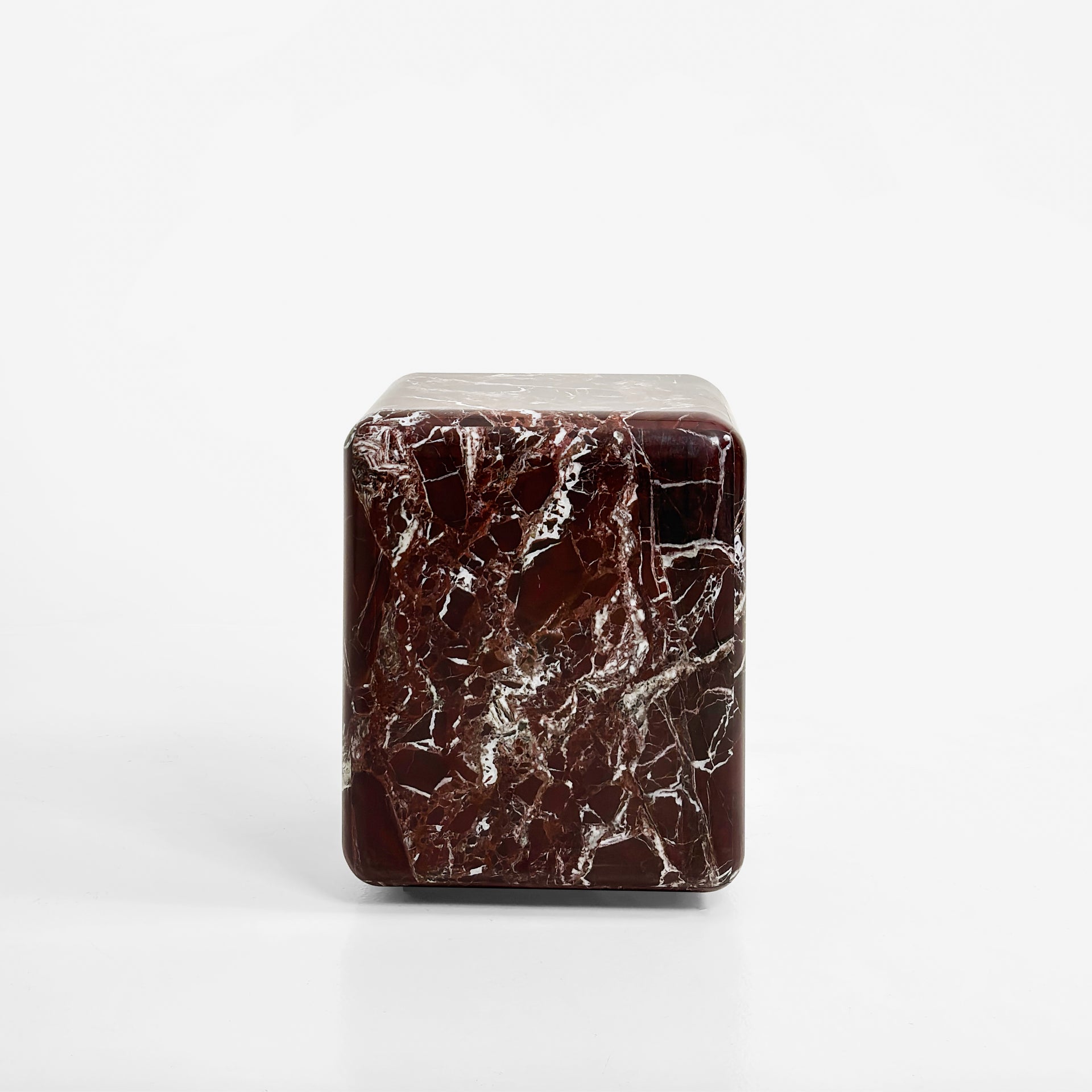 MONOLITH ROSSO LEVENTO SIDE TABLE PREMIUM