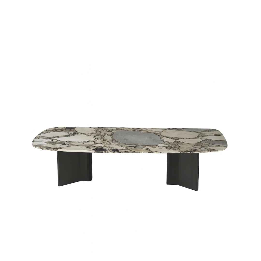 STEFANO Rectangular Ocean Storm Dining Table Classic