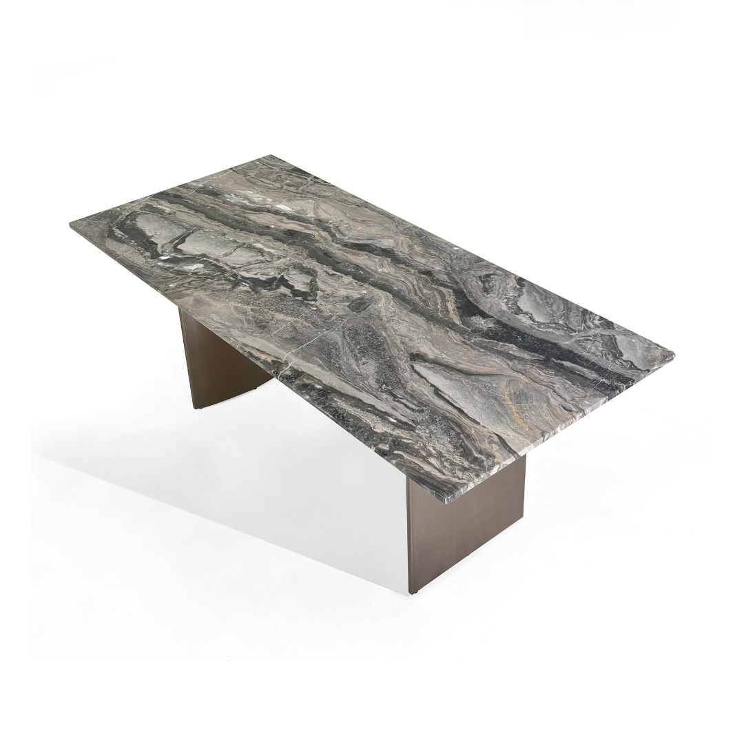 FEENA Grigio Orobico Dining Table Premium
