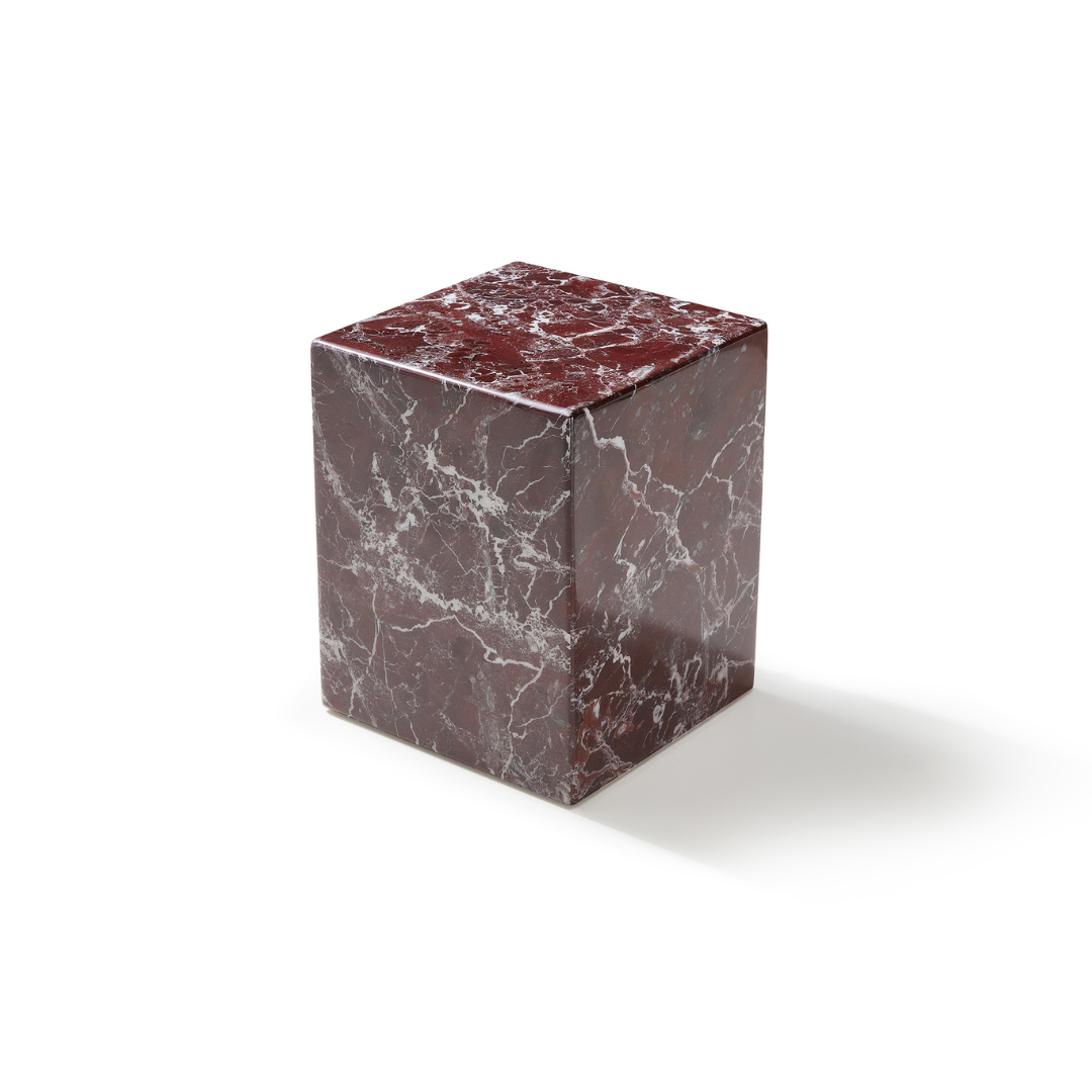 MONOLITH Rosso Levento Side Table Classic
