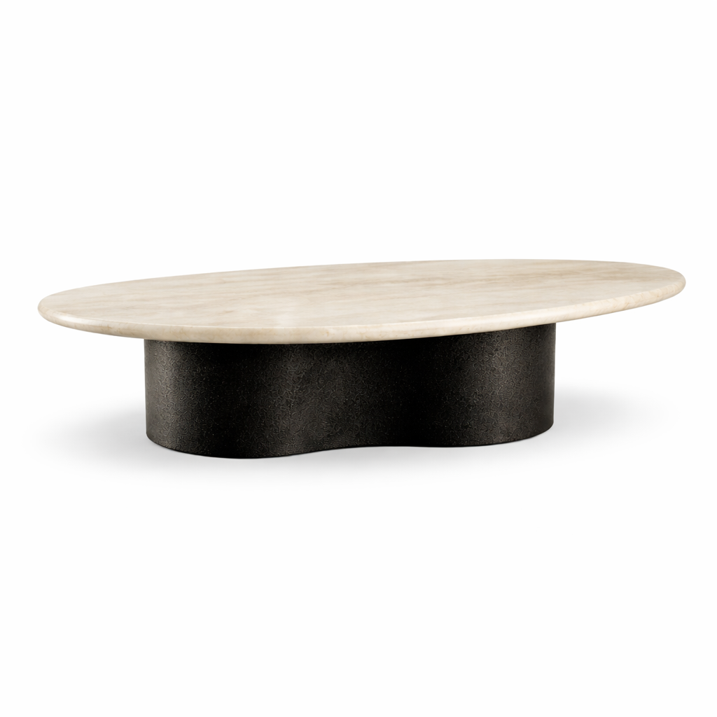 TREYA 151 – ITALY TRAVERTINE COFFEE TABLE