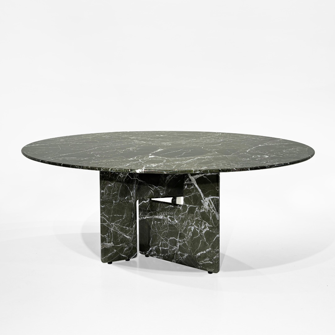 NIKO Round Verde Lepanto Dining Table Premium