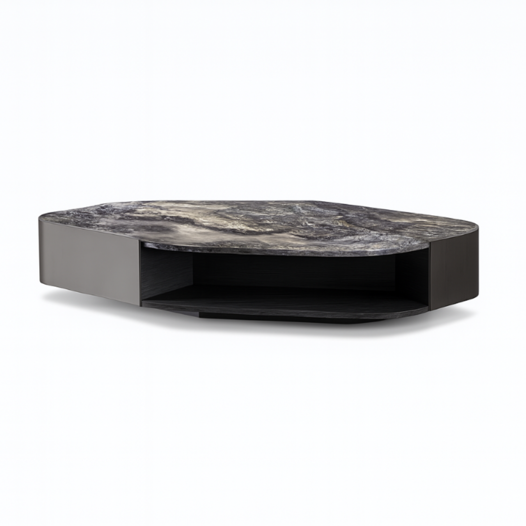 ALVERO Model 2 Grigio Orobico Coffee Table Premium