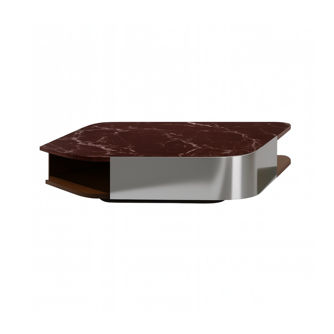ALVERO Model 1 Rosso Levento Coffee Table Premium