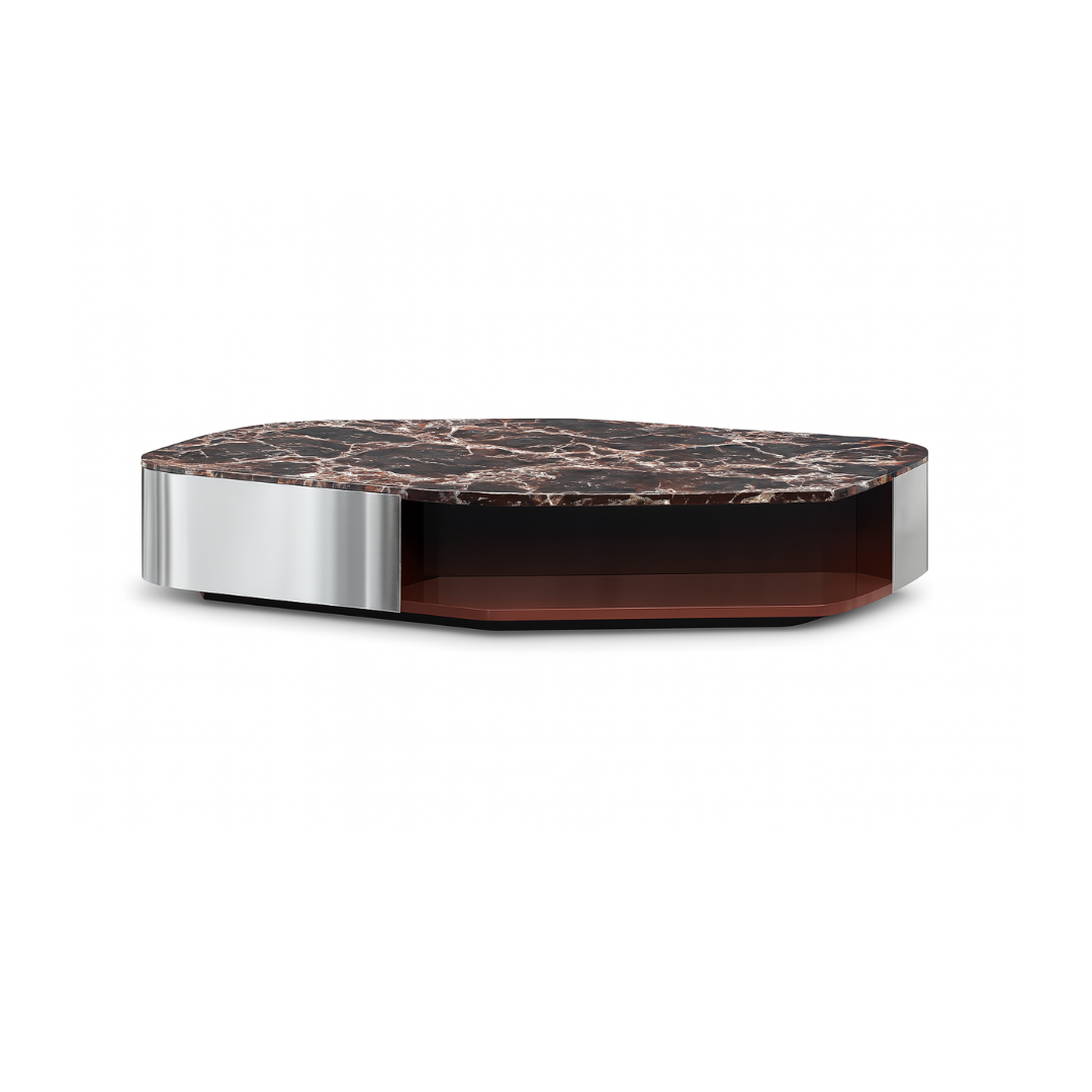 ALVERO Model 2 Rosso Levento Coffee Table Classic