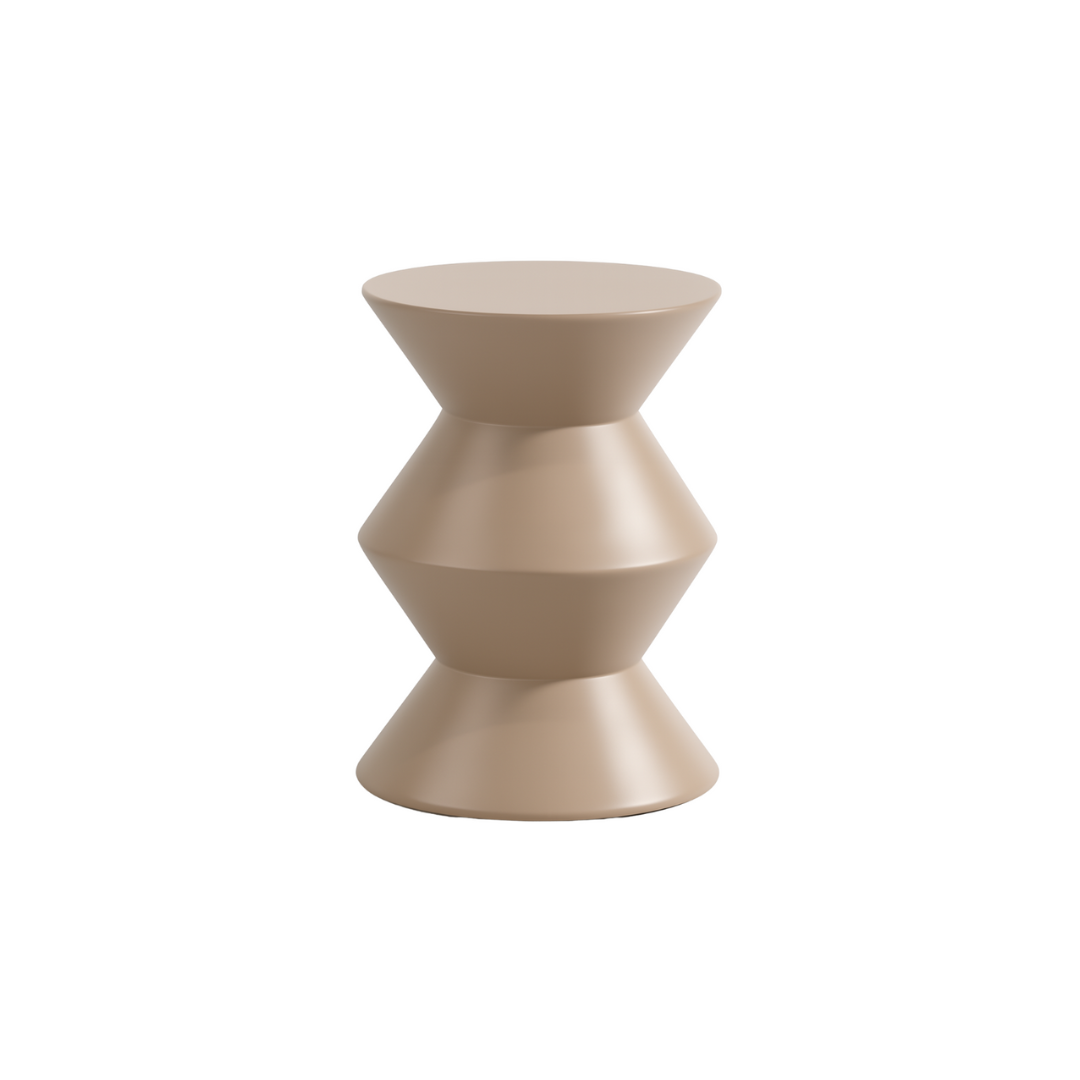 OBLIQUE Mat Kaki Side Table Premium