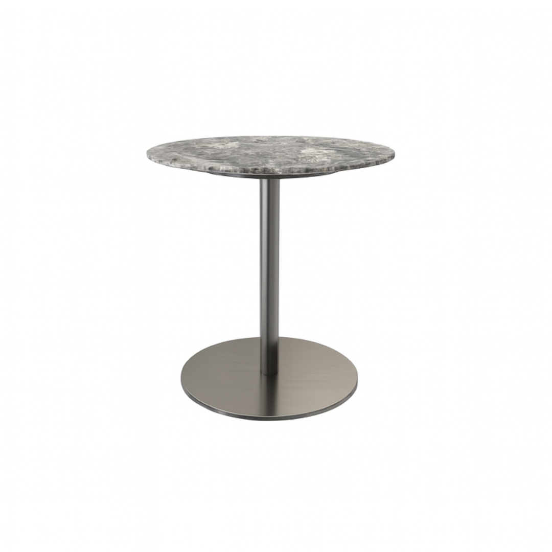 VISION Round Elephant White Side Table Classic