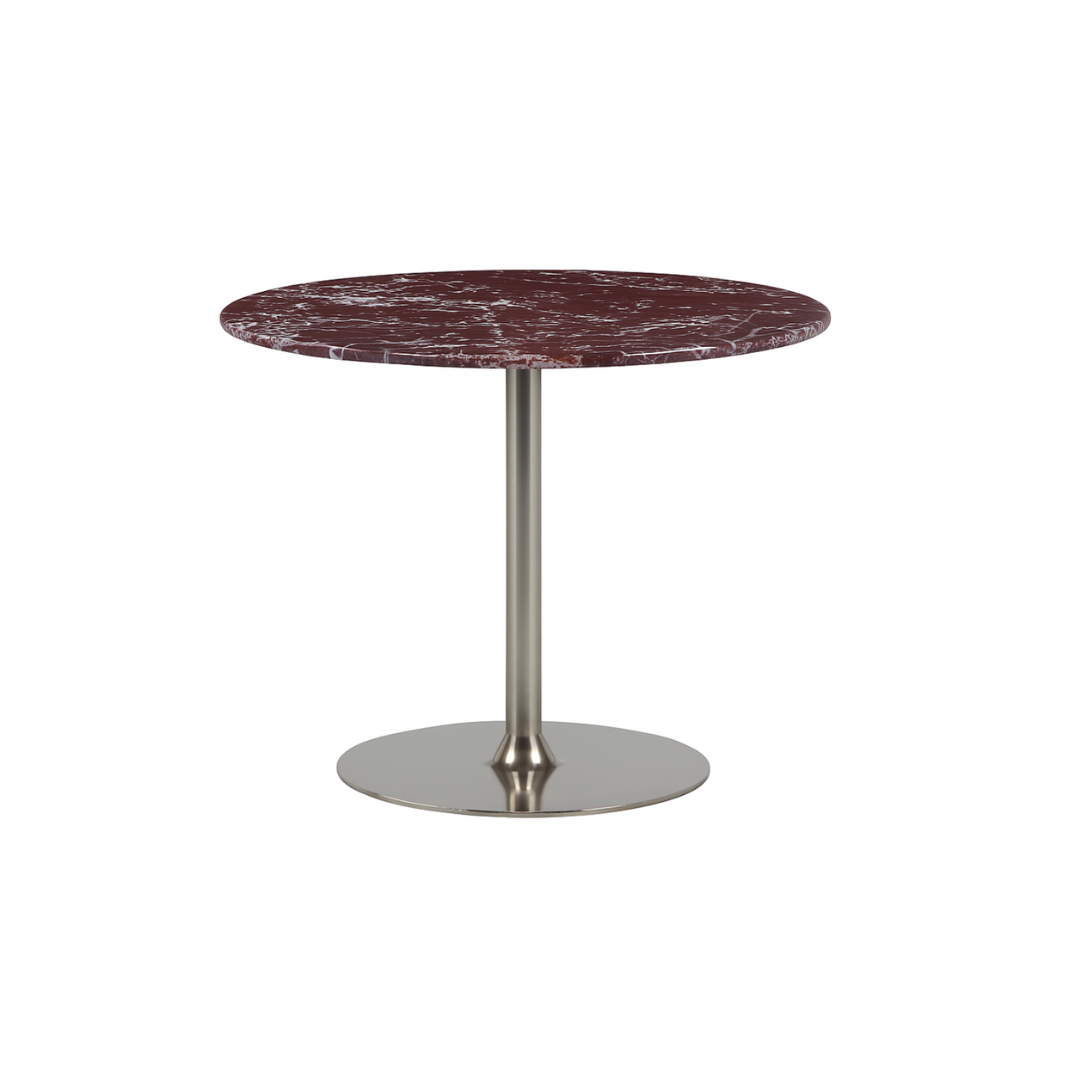 VISION Round Rosso Levento Side Table Classic