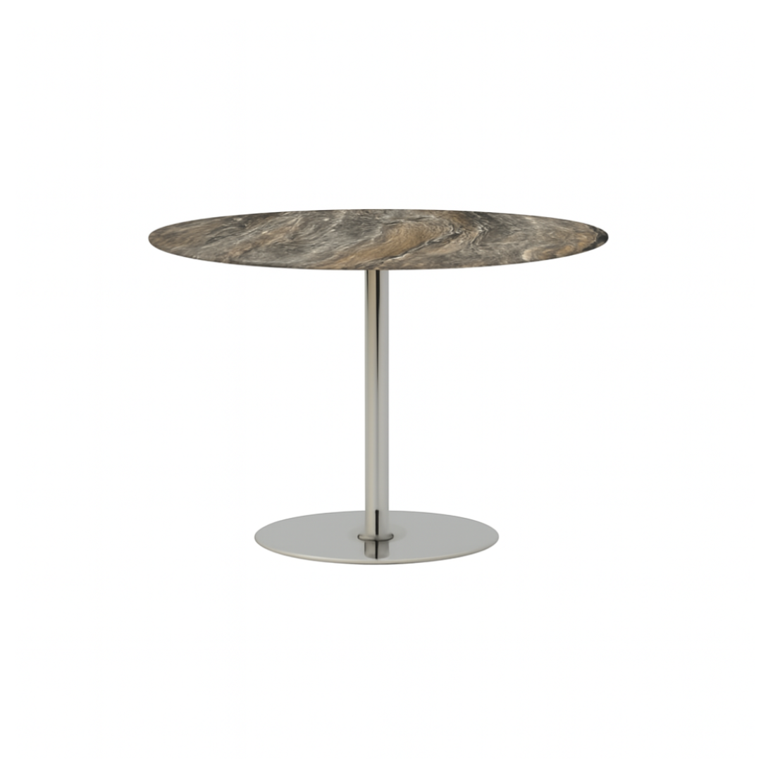VISION Round Grigio Orobico Side Table Classic