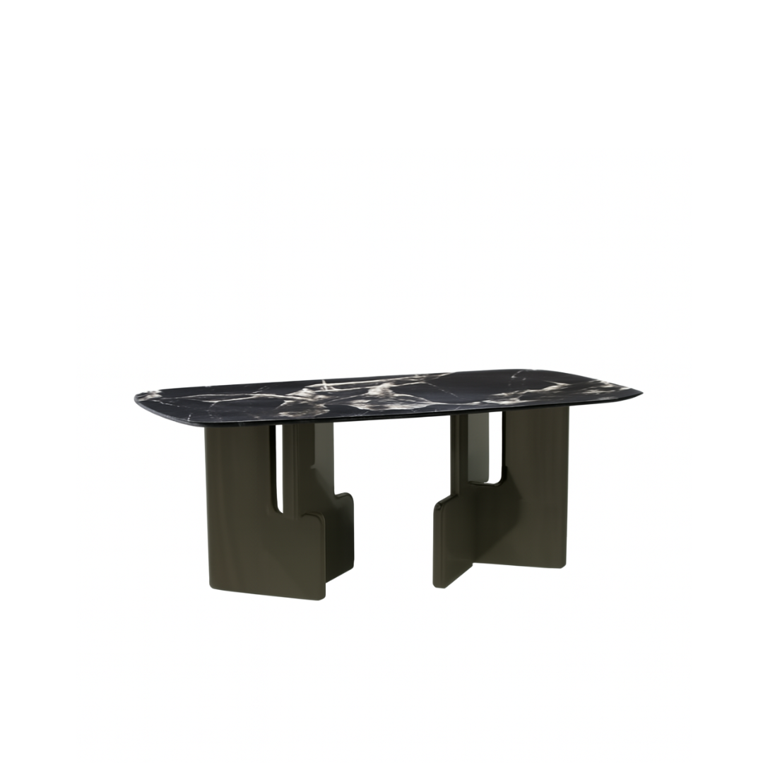 NIKO Rectangular Black Rose Dining Table Classic