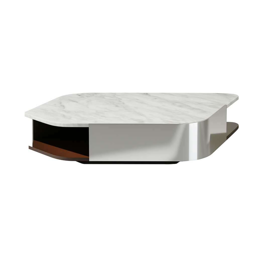 ALVERO Model 1 Carrara Coffee Table Premium