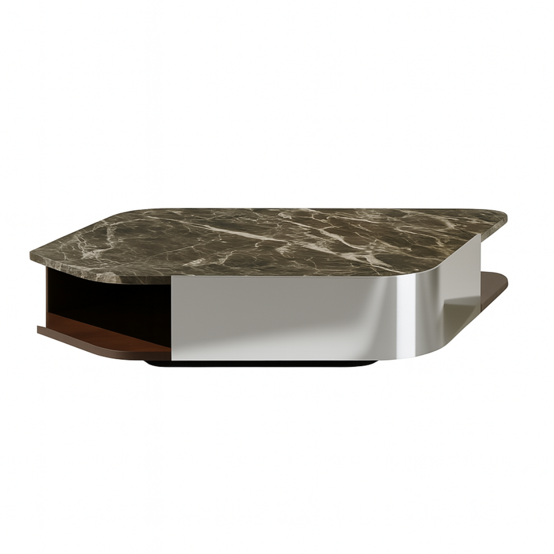 ALVERO Model 1 Grigio Orobico Coffee Table Premium
