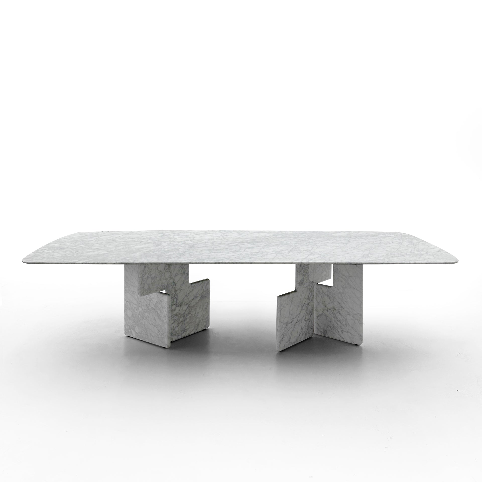 NIKO RECTANGULAR CARRARA DINING TABLE PREMIUM